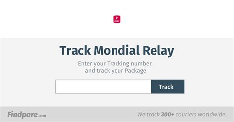 mondial relay tracker.